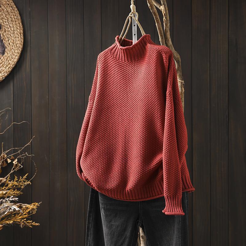 GRACE™ | Relaxed Fit Waffle Sweater