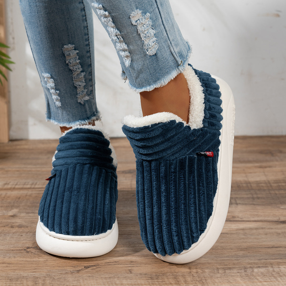 Maureen | Chaussons en peluche
