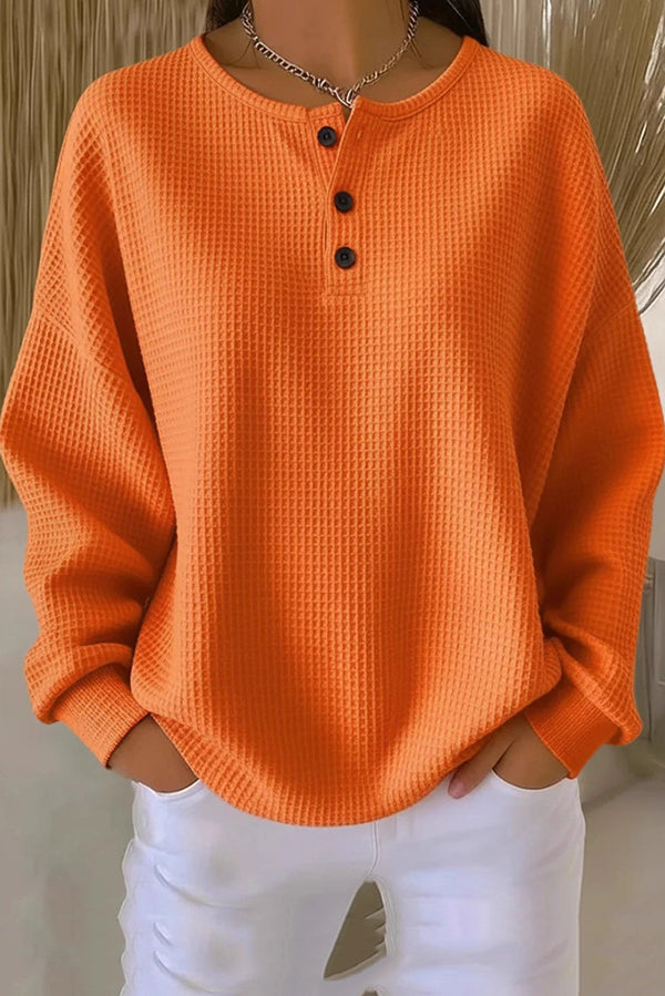 Livia | Henley en Tricot Waffle