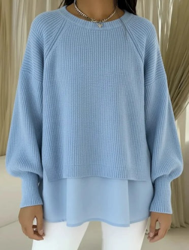 Adelyn | Pull en maille superposée