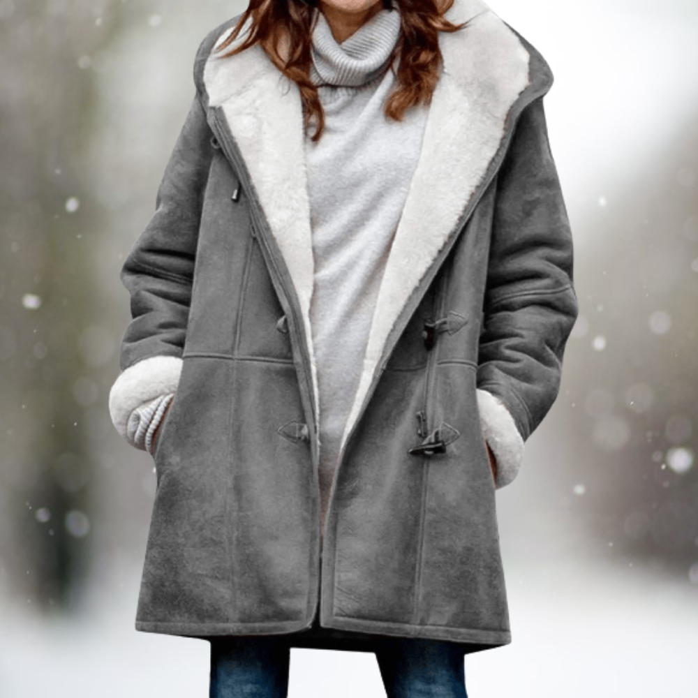 Lidia™ | Manteau D’Hiver Chaud En Sherpa