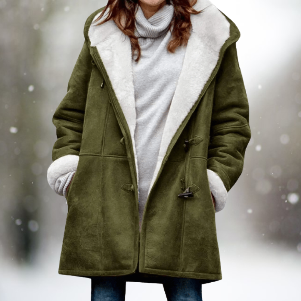 Lidia™ | Manteau D’Hiver Chaud En Sherpa