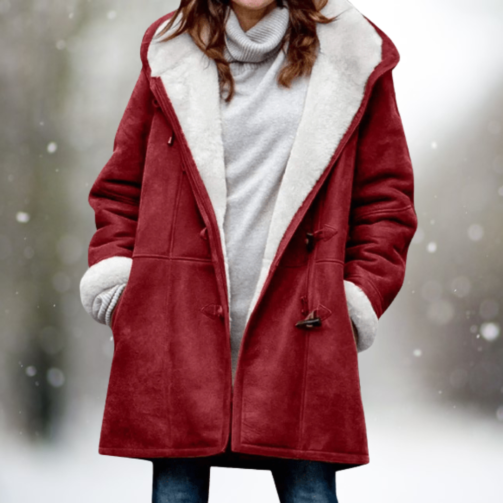 Lidia™ | Manteau D’Hiver Chaud En Sherpa
