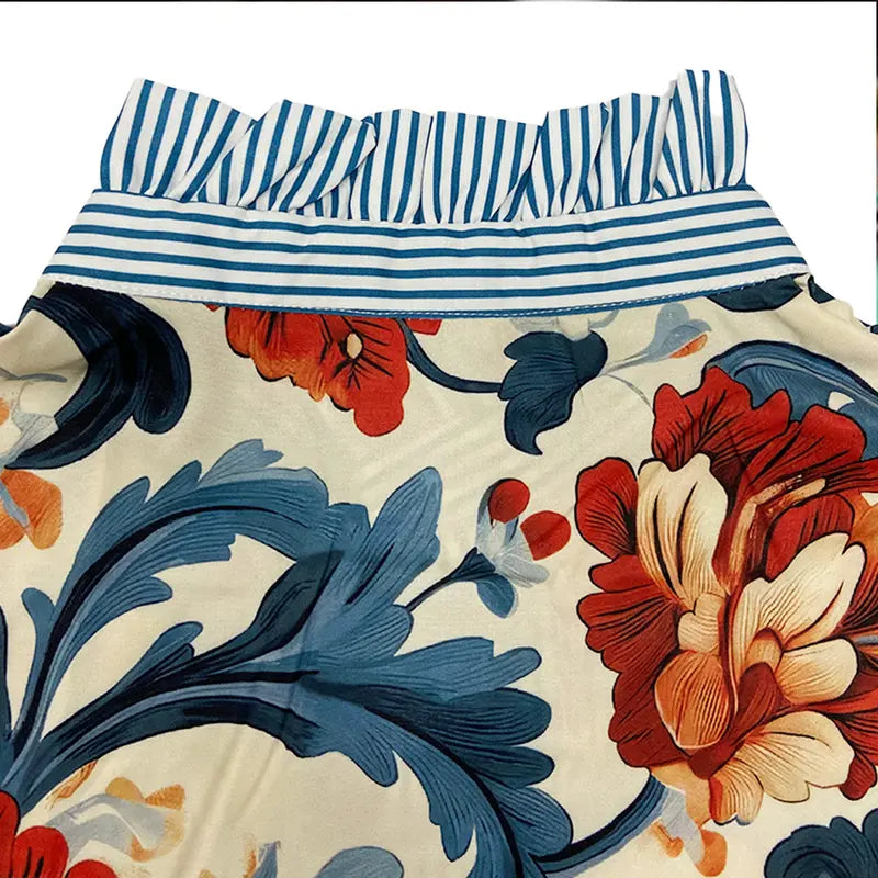 SERENITY™ - Classy Vintage Floral Printed Blouse